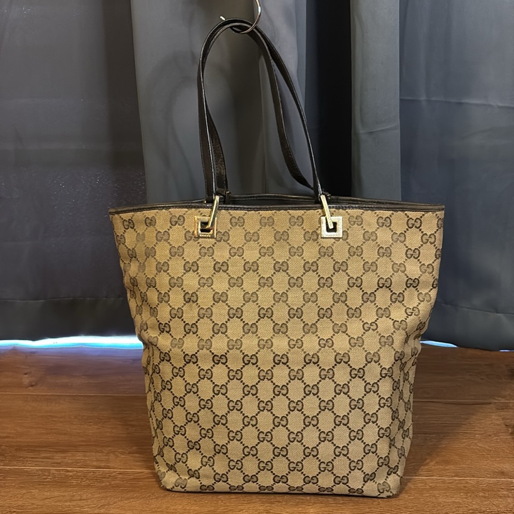 Gucci Beige and Brown Tote Bag - Picture 3 of 7
